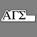 6" RULER W/ Alpha Gamma Sigma